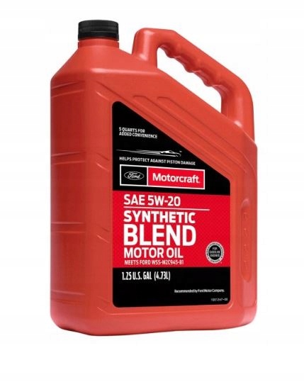 Motorcraft 5W-20 Synthetic Blend Engine Oil 5 QT (4.73 L)
