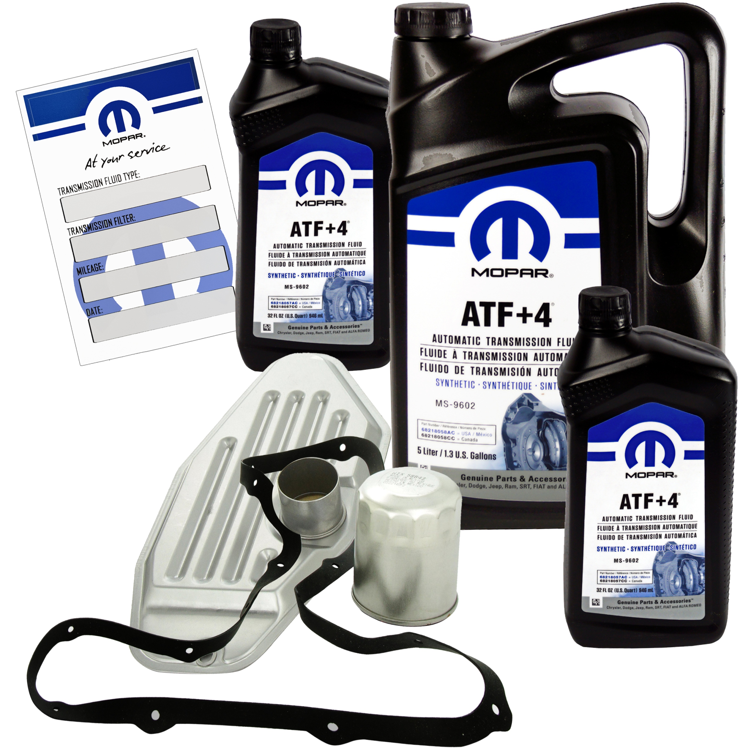 MOPAR ATF+4 - Getriebeservicesatz 45RFE - Filter + Dichtung