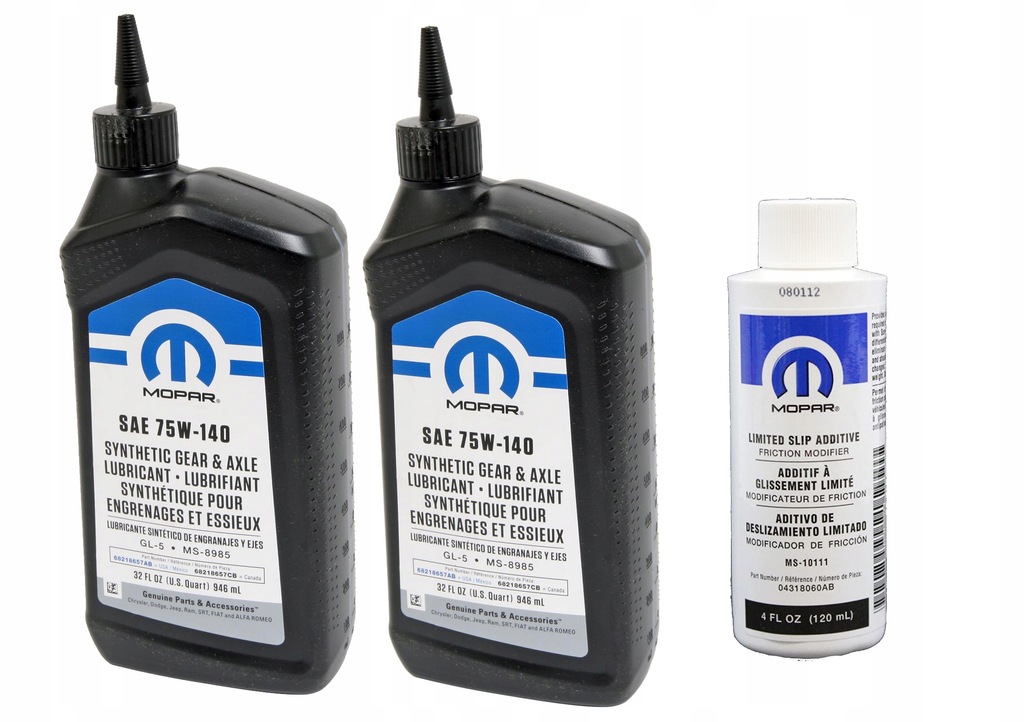 Mopar 75W-140 1,892 l + LSD additive 120 ml