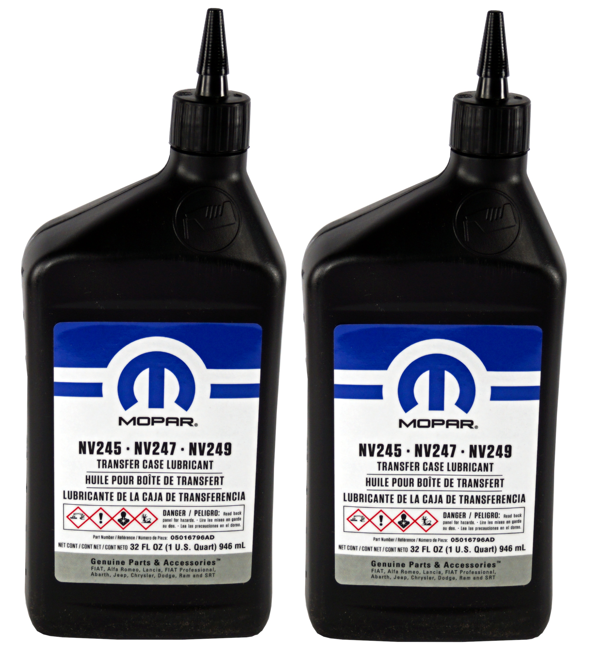 Mopar NV245 NV247 NV249 1,892 l — 2 × 0,946 l