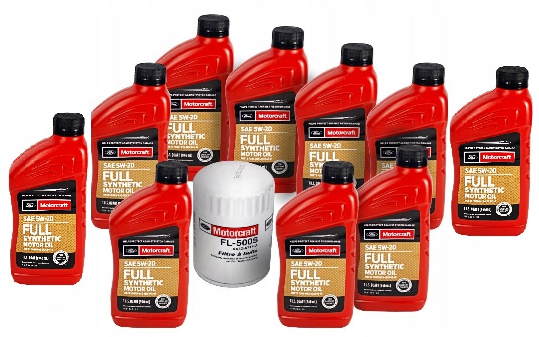 Motorcraft 5W-20 Full Synthetic 9,46 l + filtr FL-500S