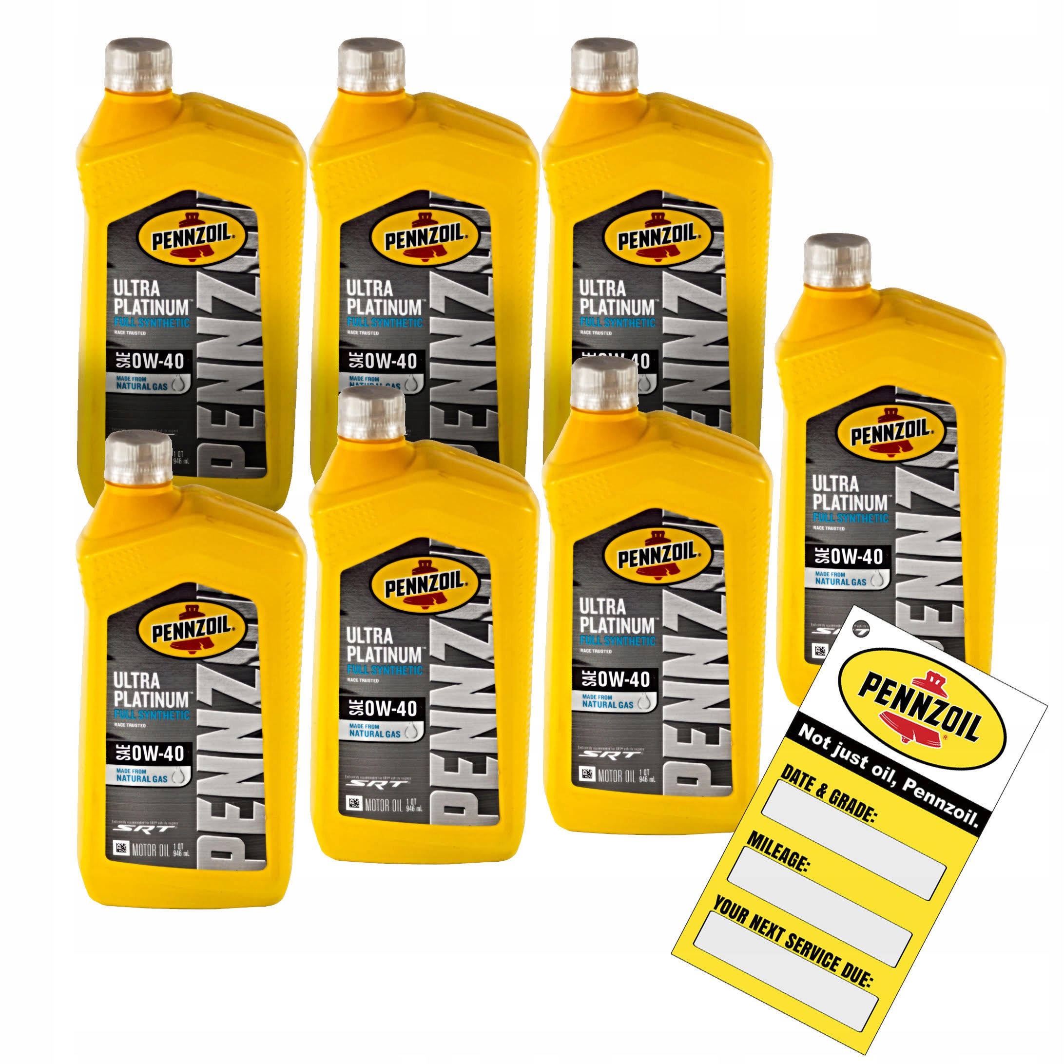 Pennzoil Ultra Platinum 0W-40 6,622 l — 7 × 0,946 l