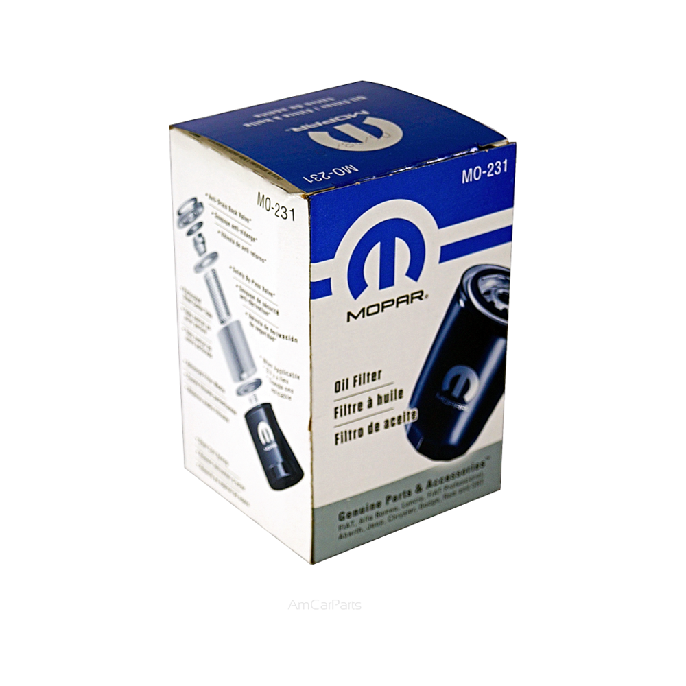 Filtr oleju MOPAR MO-231 RAM 1500 3.7 V6 2009-2012