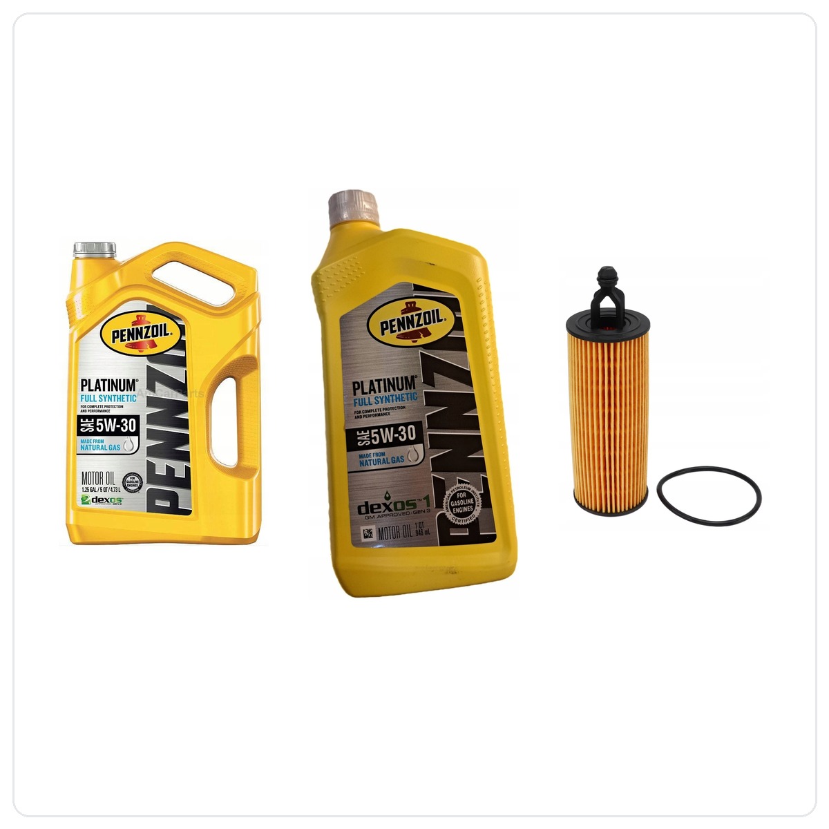 PENNZOIL 5W30 6L + Zamiennik filtra MOPAR MO-349 Chrysler 300 3,6 V6 2014