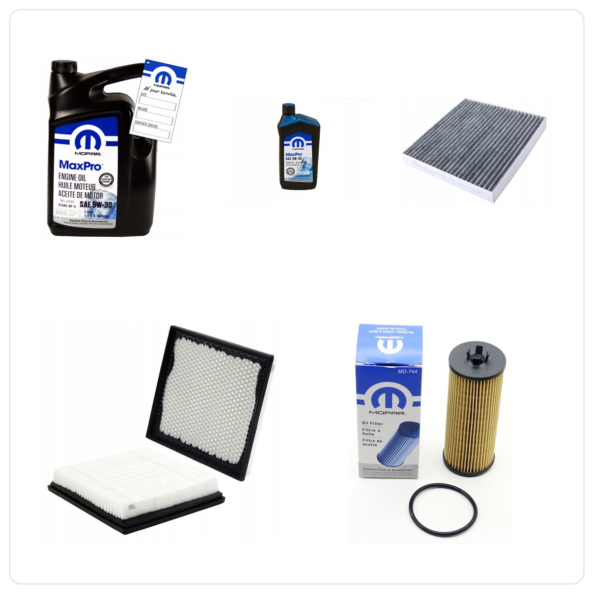 MOPAR Öl MaxPro 5W30 und Filter Chrysler 200 3,6 V6 -2013
