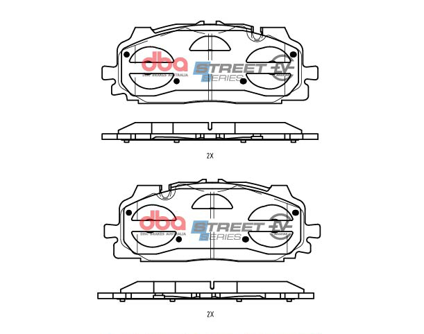 DB15030SSEV - klocki hamulcowe DBA